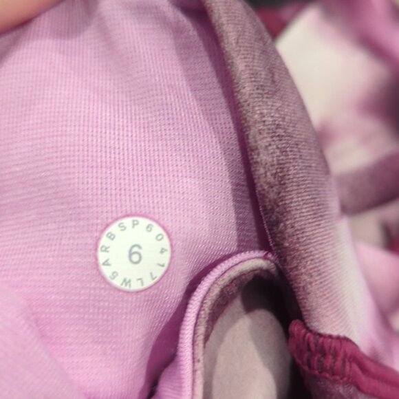 Lululemon Train Times 7/8 Pant *25" Blush Blossom Alpine White Candy Pink - Picture 5 of 9